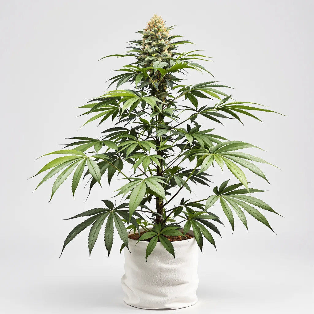 Green Crack Punch Cannabisblüte Nahaufnahme mit dichte violett getönte Kelche
