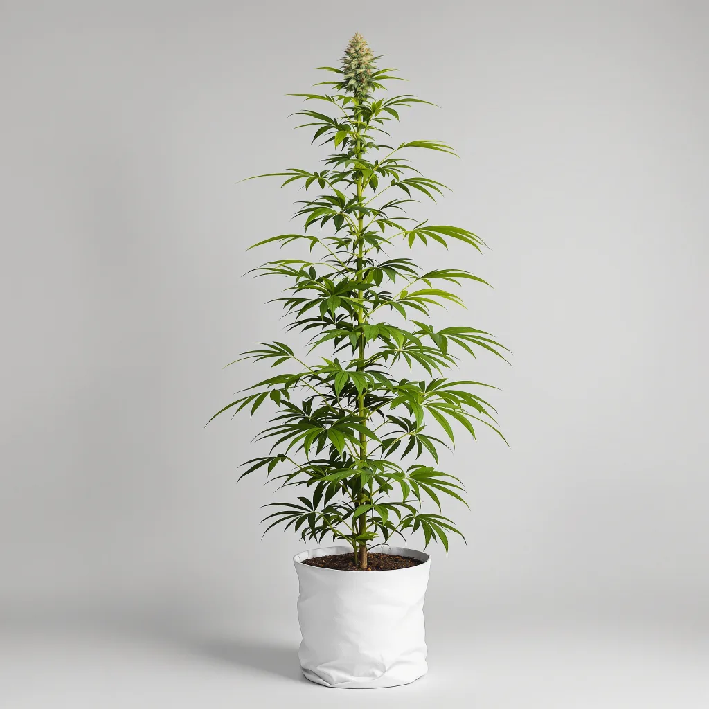 Green Dream Cannabisblüte Nahaufnahme mit luftige limonengrüne Struktur