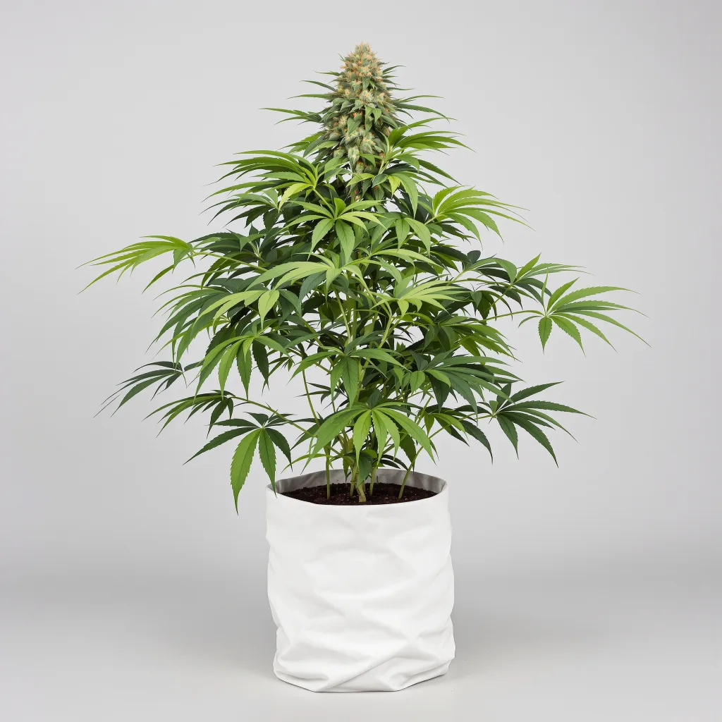 Green Love Potion Cannabisblüte Nahaufnahme mit dichte violett getönte Kelche