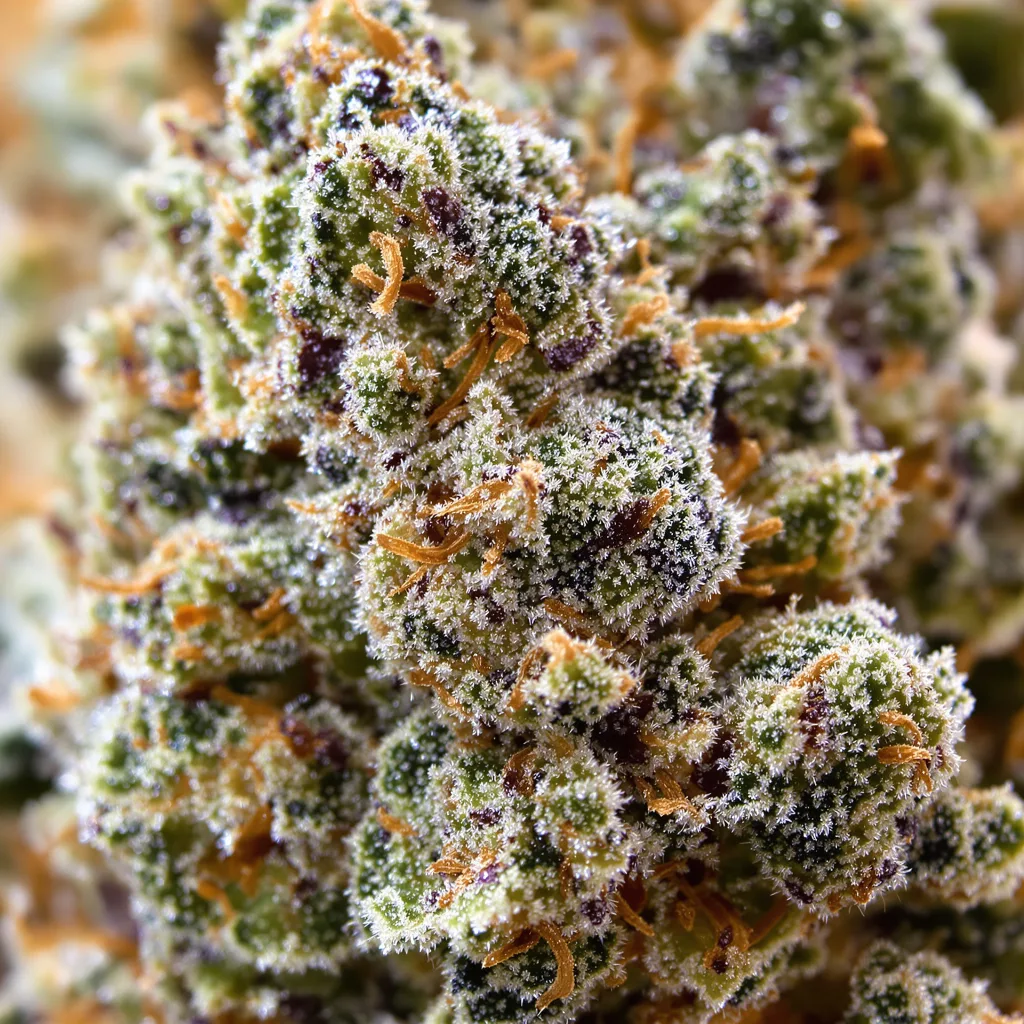 Green Queen Cannabispflanze in der Blütephase — 60-100 cm automatisch blühend