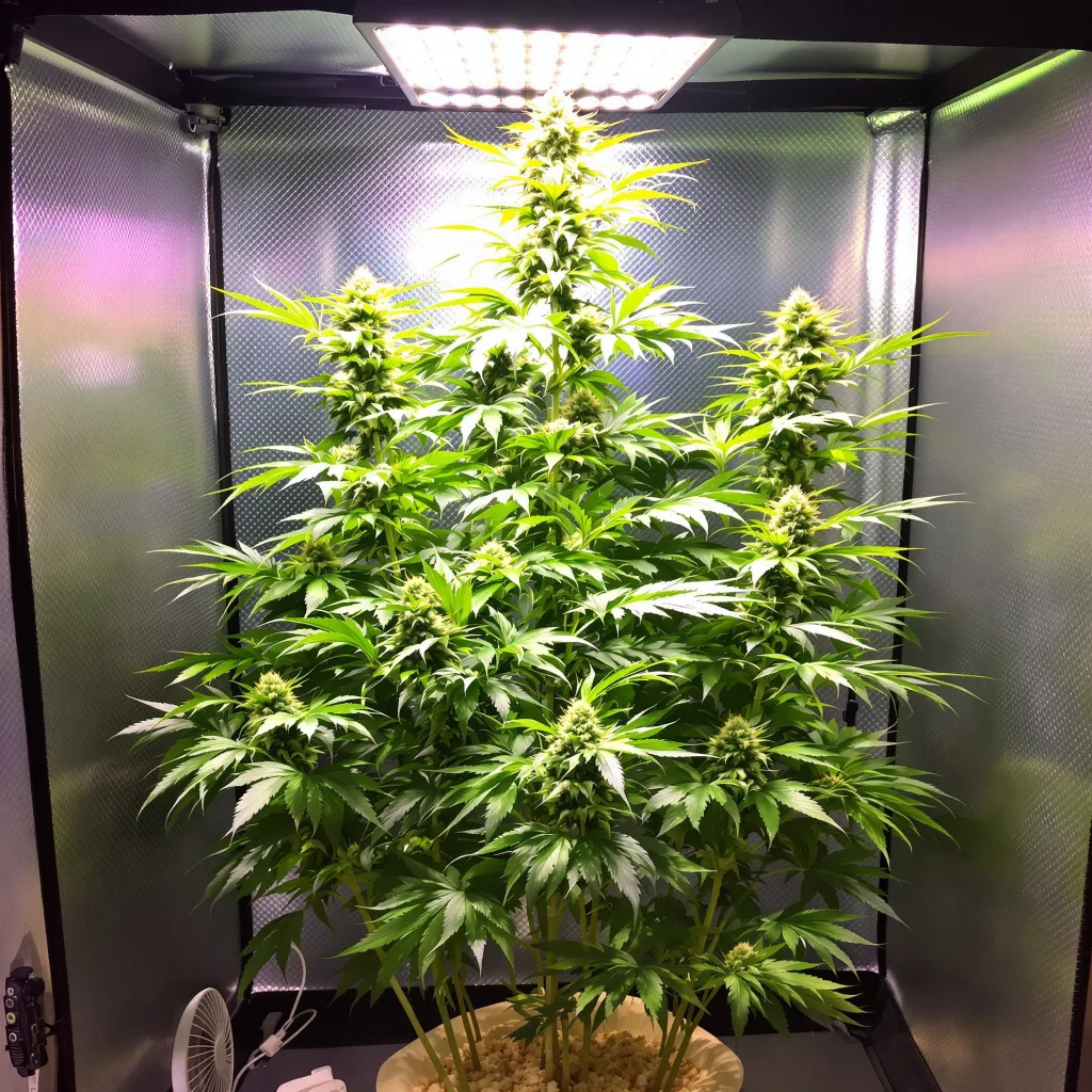 Grilled Cheese 22% Indica / 78% Sativa — Blüte mit sichtbaren Trichomen