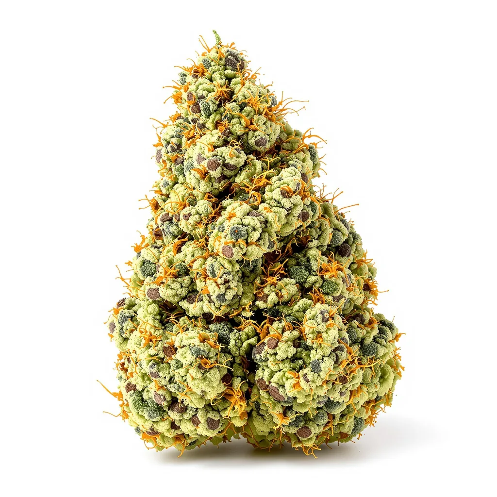 Grilled Cheese 22% Indica / 78% Sativa — Blüte mit sichtbaren Trichomen