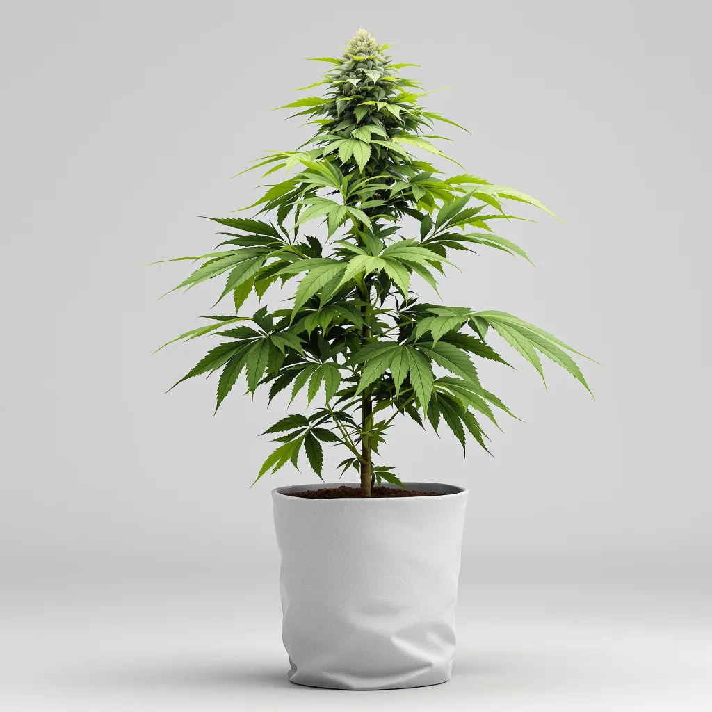 Gutbuster Cannabisblüte Nahaufnahme mit dichte violett getönte Kelche
