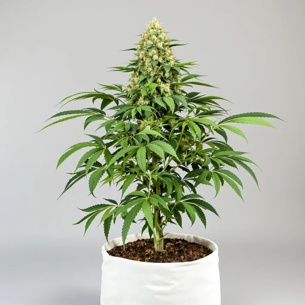 Harle-Tsu CBD Cannabisblüte Nahaufnahme mit helle Blüte mit niedrigem Harzgehalt