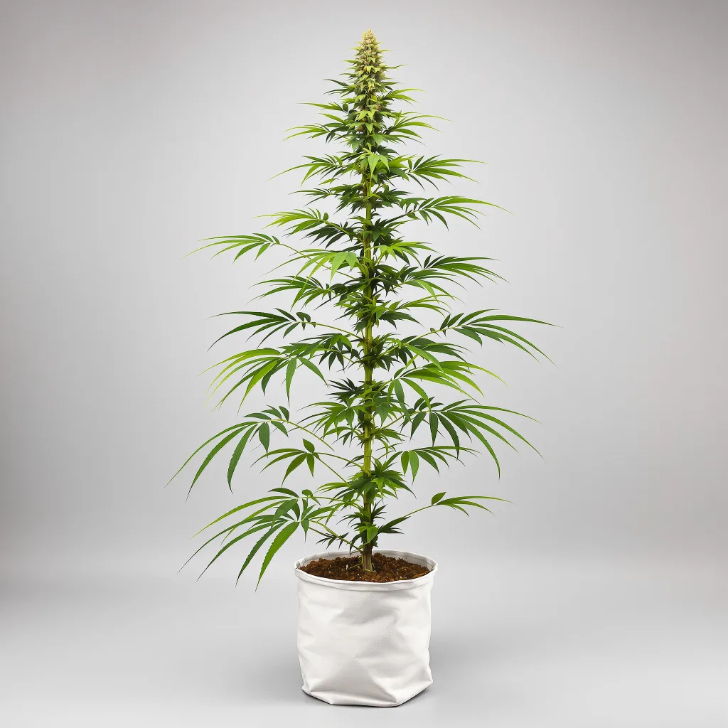 Hawaiian Snow Cannabisblüte Nahaufnahme mit luftige limonengrüne Struktur