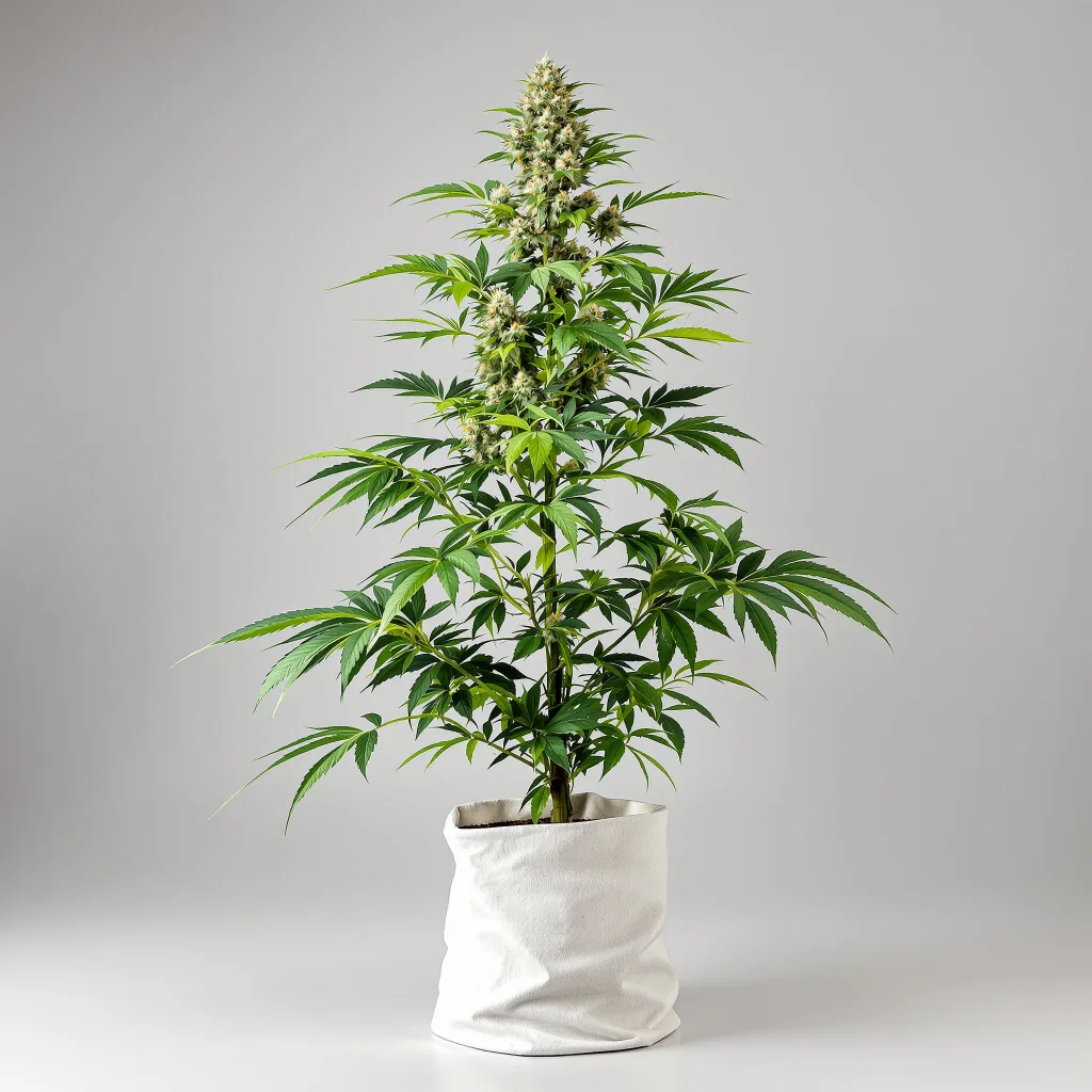 Head Cheese Cannabisblüte Nahaufnahme mit offene Blütenstruktur mit orangen Pistillen