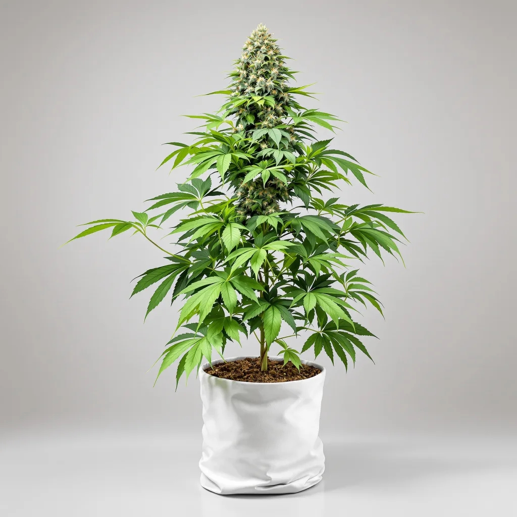 Hog's Breath Cannabisblüte Nahaufnahme mit dichte violett getönte Kelche