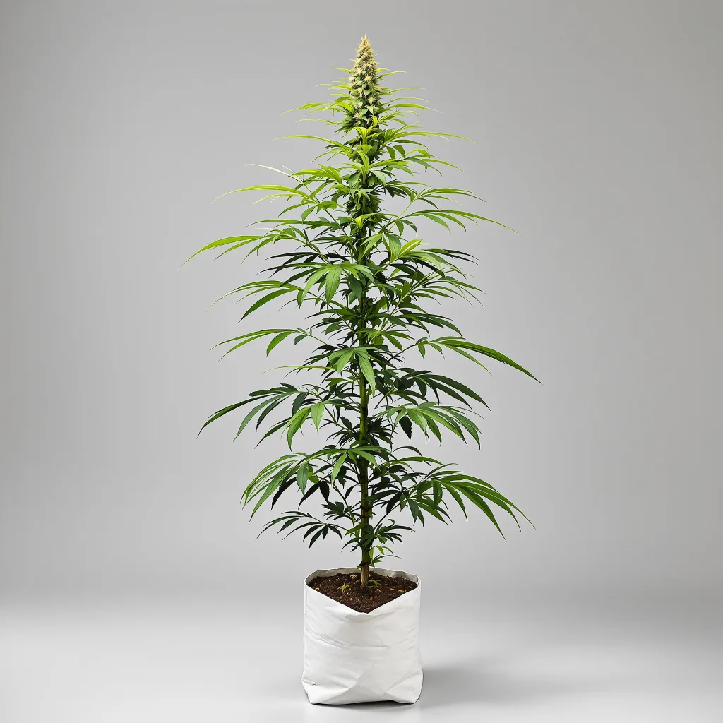 Jack the Ripper Cannabisblüte Nahaufnahme mit luftige limonengrüne Struktur