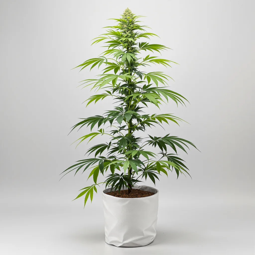 Jamaican Dream Cannabisblüte Nahaufnahme mit luftige limonengrüne Struktur
