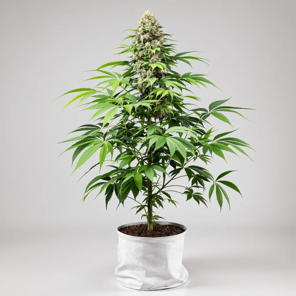 Jawa Pie Cannabisblüte Nahaufnahme mit dichte violett getönte Kelche