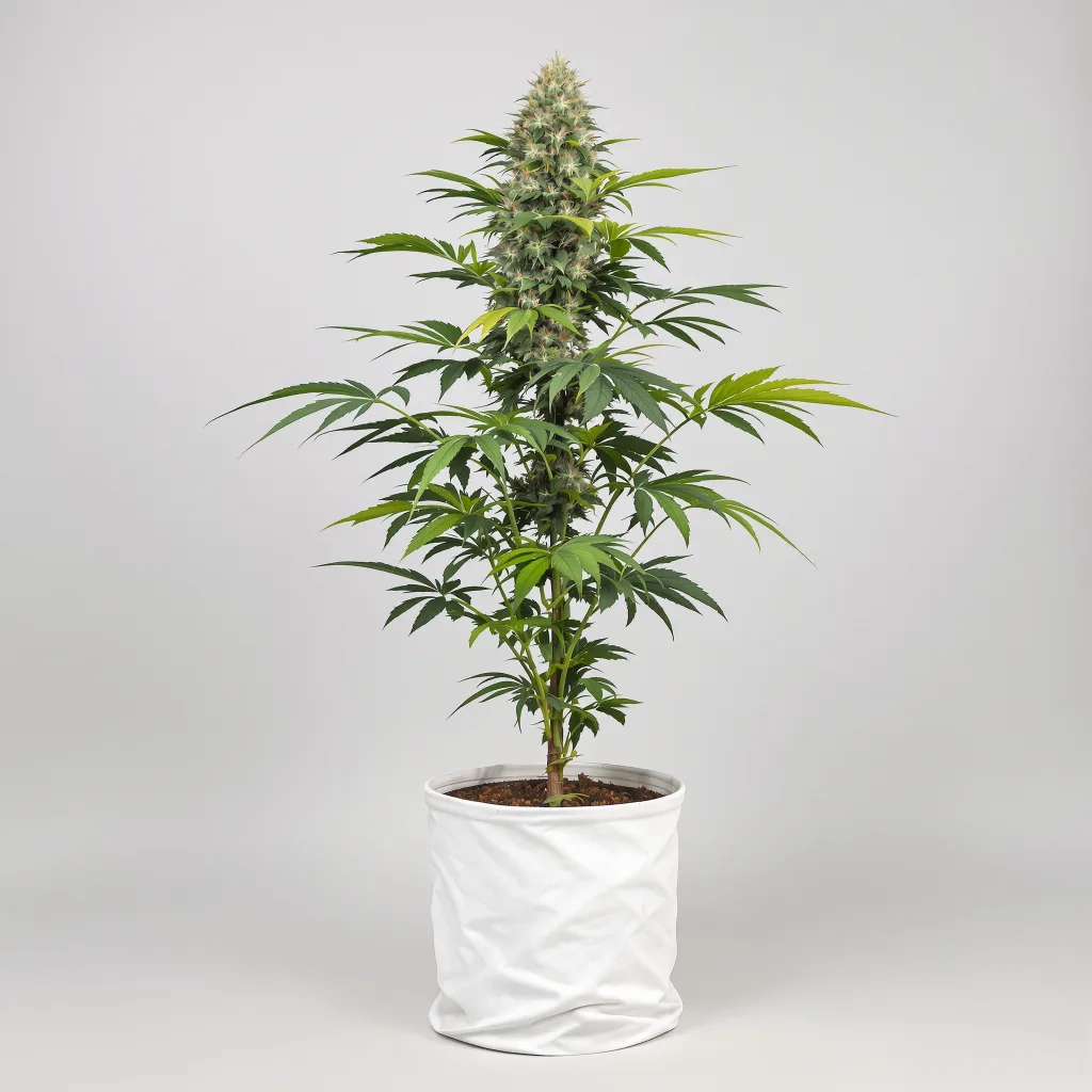 Kandahar Cannabisblüte Nahaufnahme mit dichte violett getönte Kelche