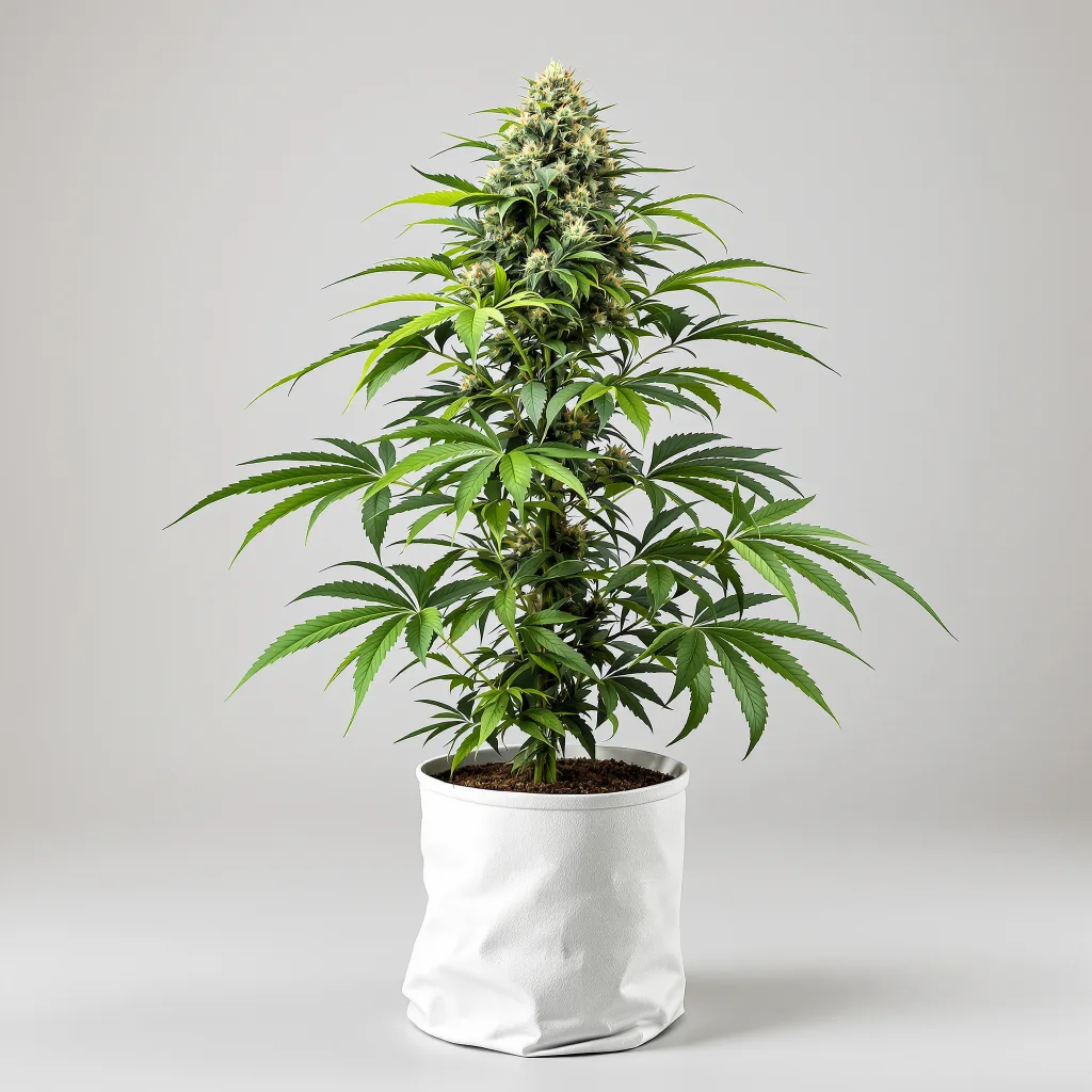 King Kong Cannabisblüte Nahaufnahme mit dichte violett getönte Kelche