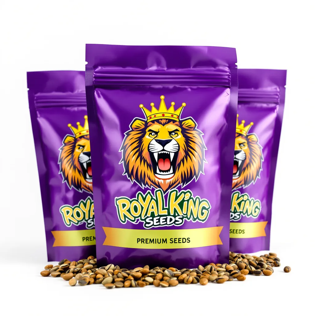 King Kong 80% Indica / 20% Sativa — Blüte mit sichtbaren Trichomen