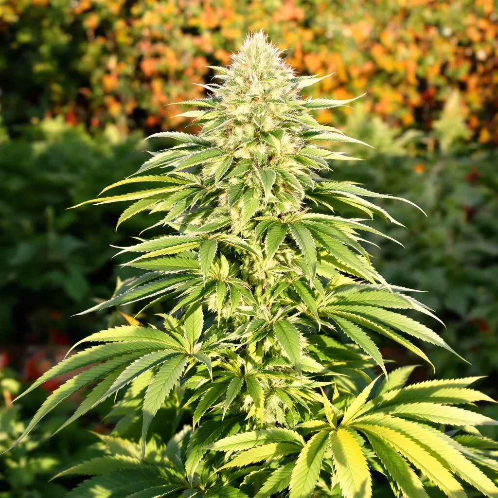 King Louis XIII 70% Indica / 30% Sativa — Blüte mit sichtbaren Trichomen