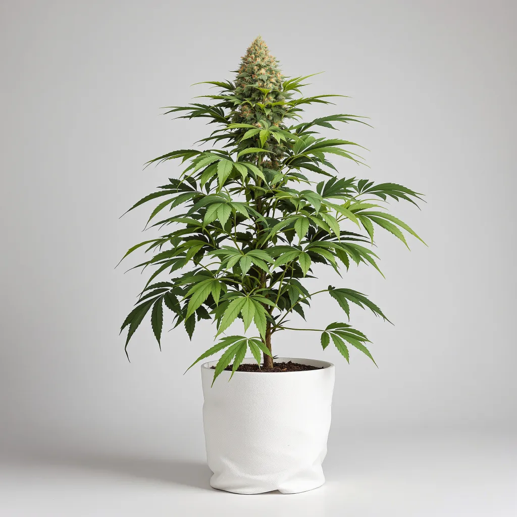 Kosher Kush Cannabisblüte Nahaufnahme mit dichte violett getönte Kelche