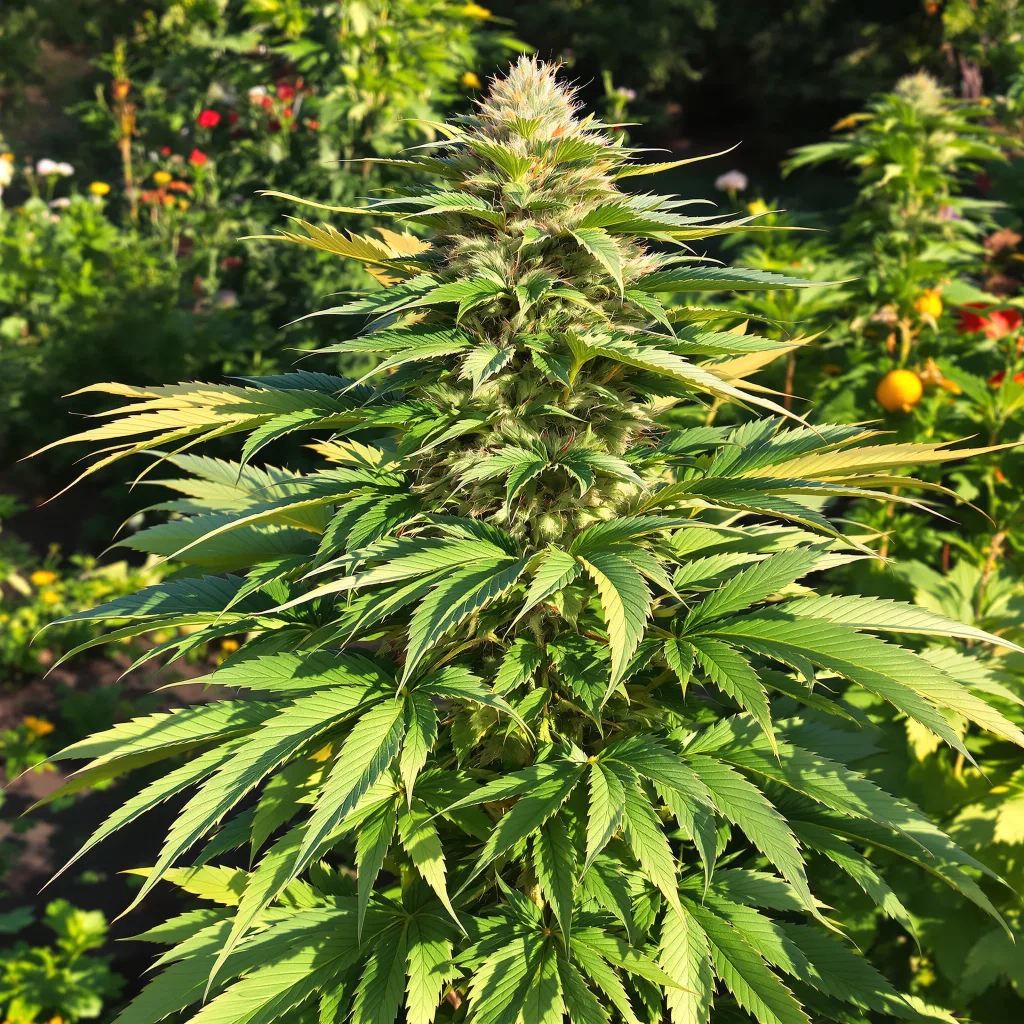 Kosher Kush 86% Indica / 14% Sativa — Blüte mit sichtbaren Trichomen