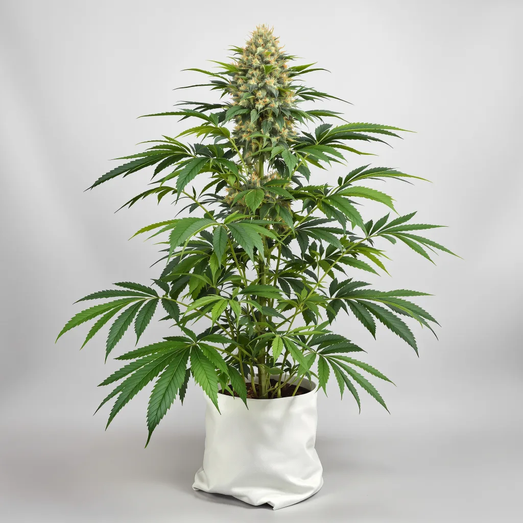 Kush Cake Cannabisblüte Nahaufnahme mit dichte violett getönte Kelche