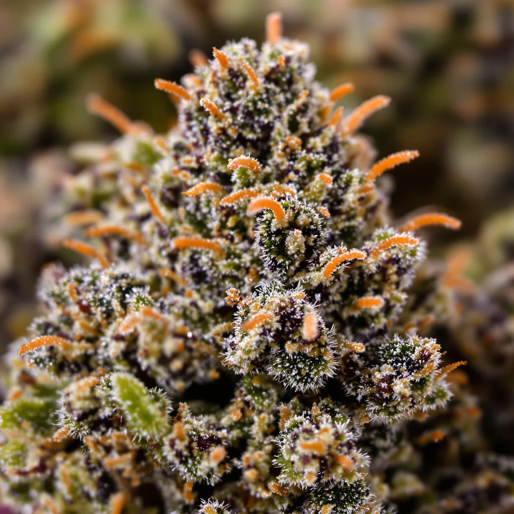 Lemon Daddy Cannabispflanze in der Blütephase — 60-100 cm automatisch blühend