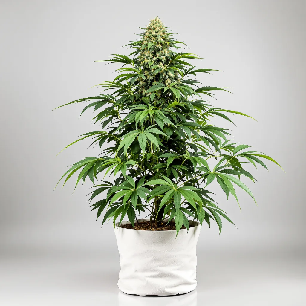 Lucky Dog Cannabisblüte Nahaufnahme mit dichte violett getönte Kelche