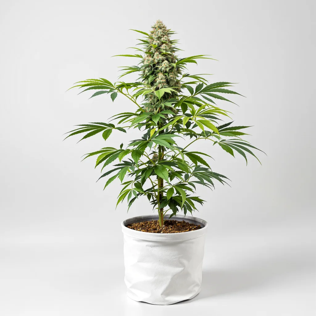 Mars OG Cannabisblüte Nahaufnahme mit dichte violett getönte Kelche