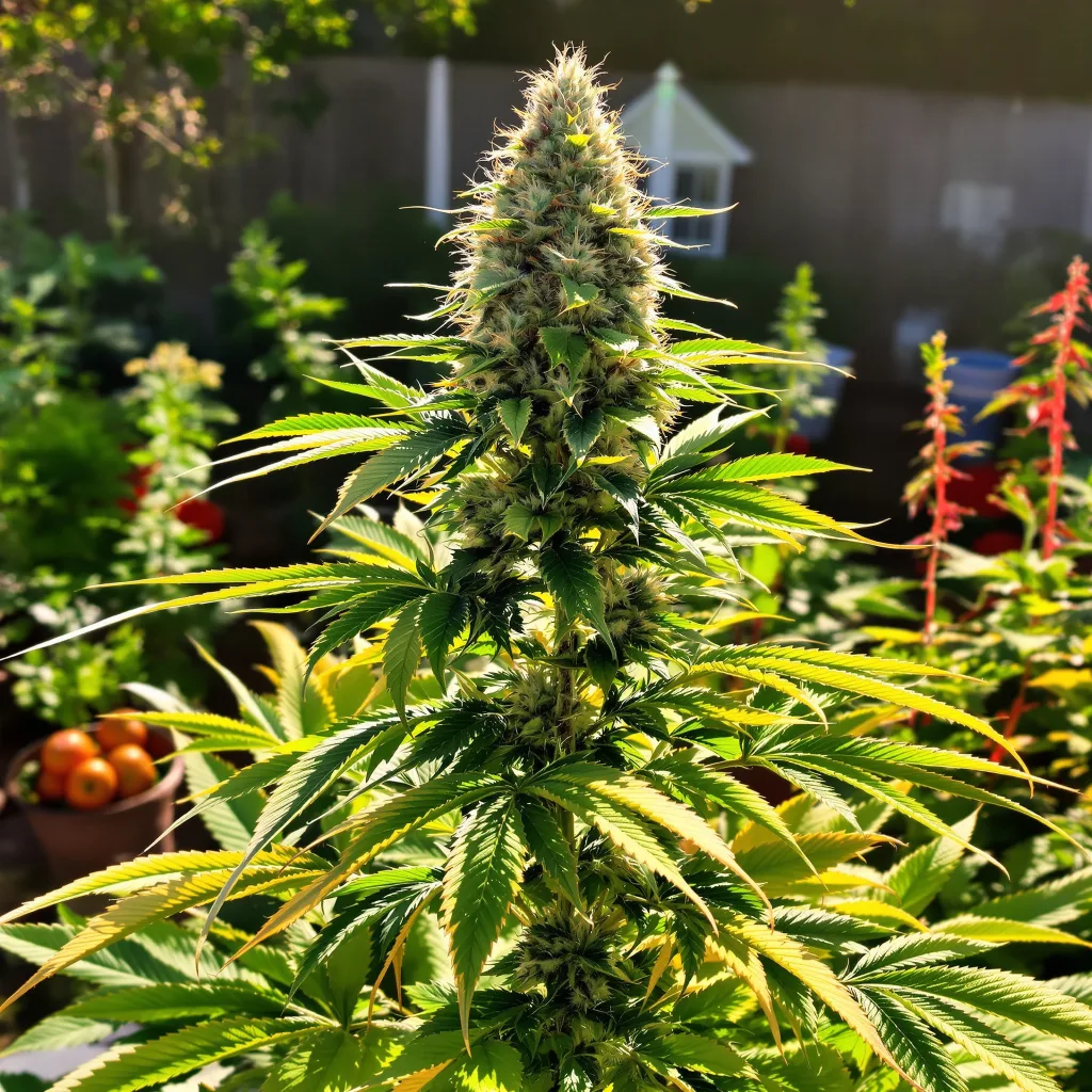 Nuclear Cookies 45% Indica / 55% Sativa — Blüte mit sichtbaren Trichomen