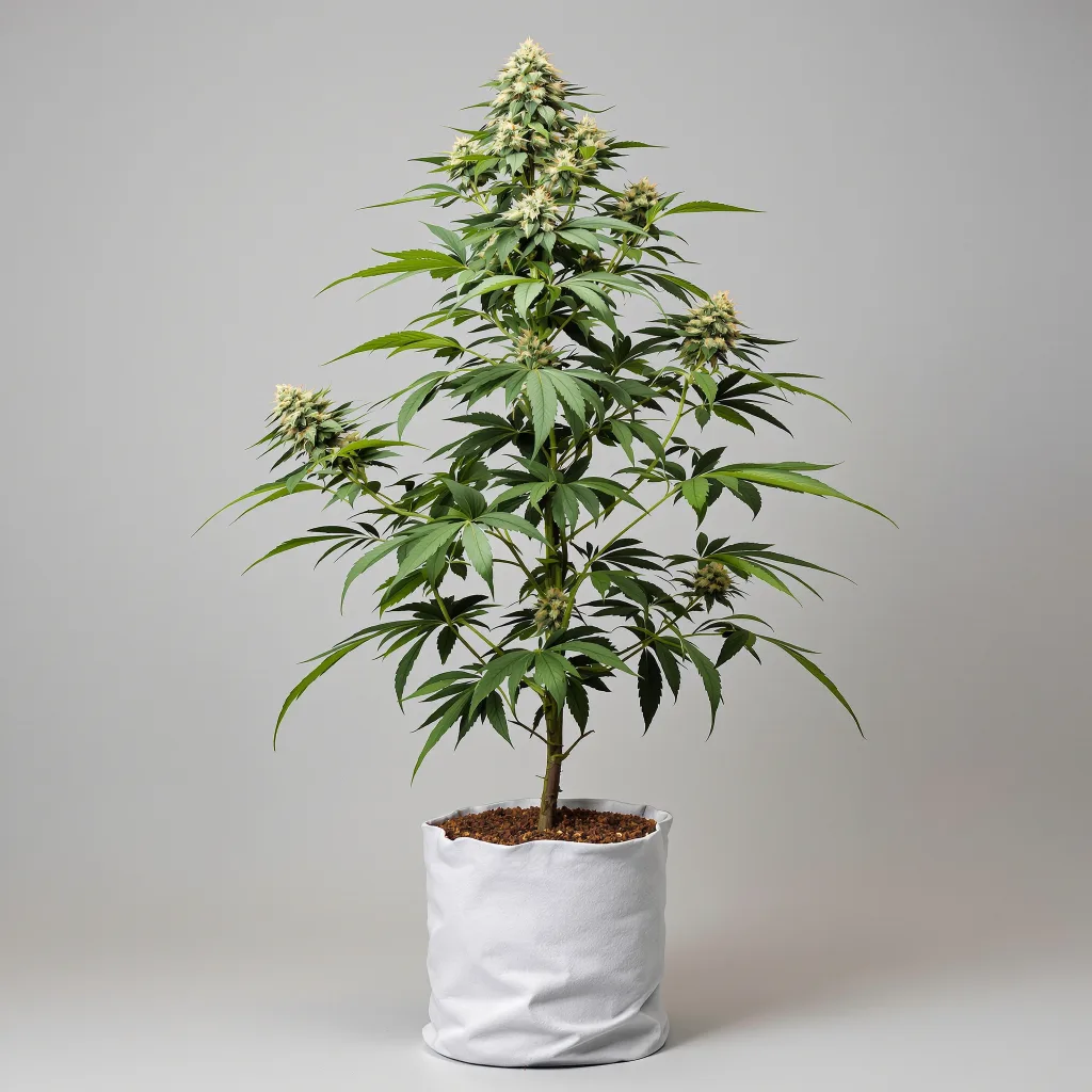 NYC Diesel Cannabisblüte Nahaufnahme mit offene Blütenstruktur mit orangen Pistillen