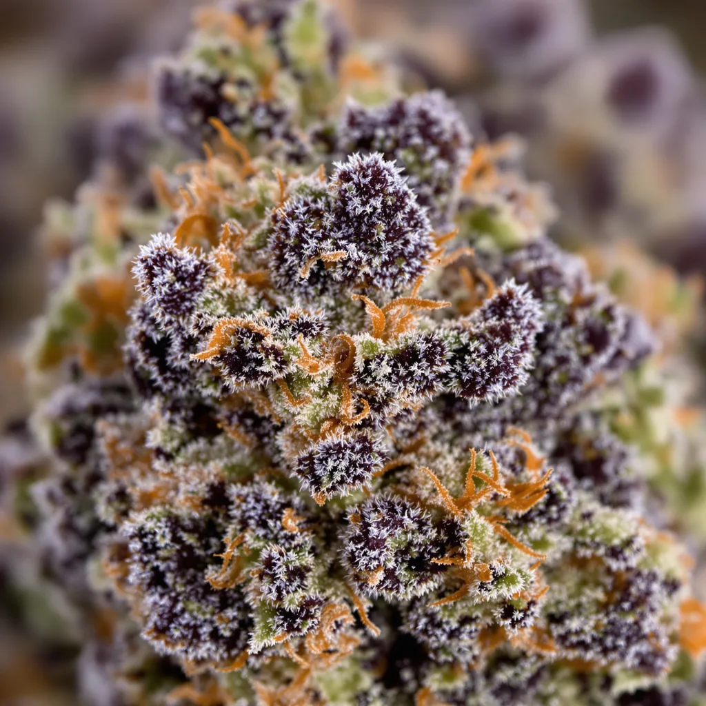 Old School OG Cannabispflanze in der Blütephase — 60-100 cm automatisch blühend