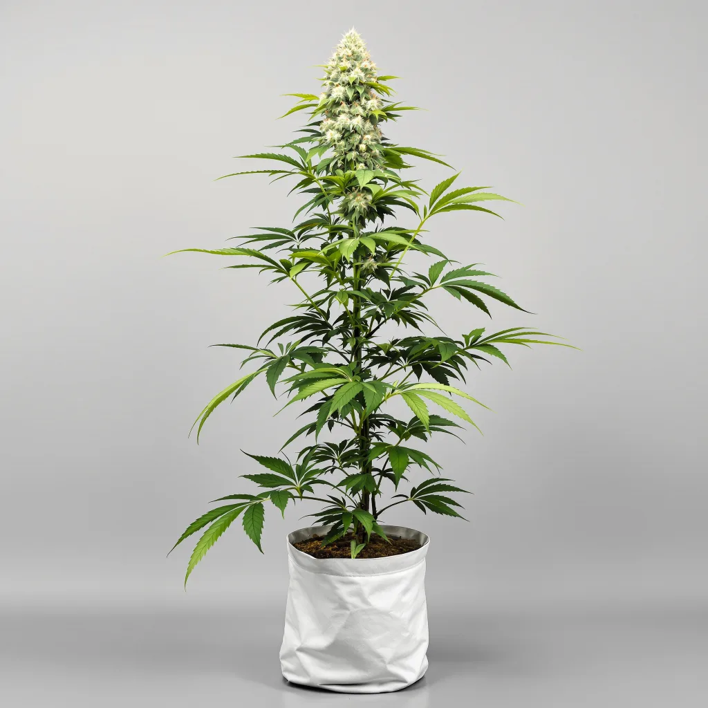 Opium Cannabisblüte Nahaufnahme mit dichte waldgrüne Nugs