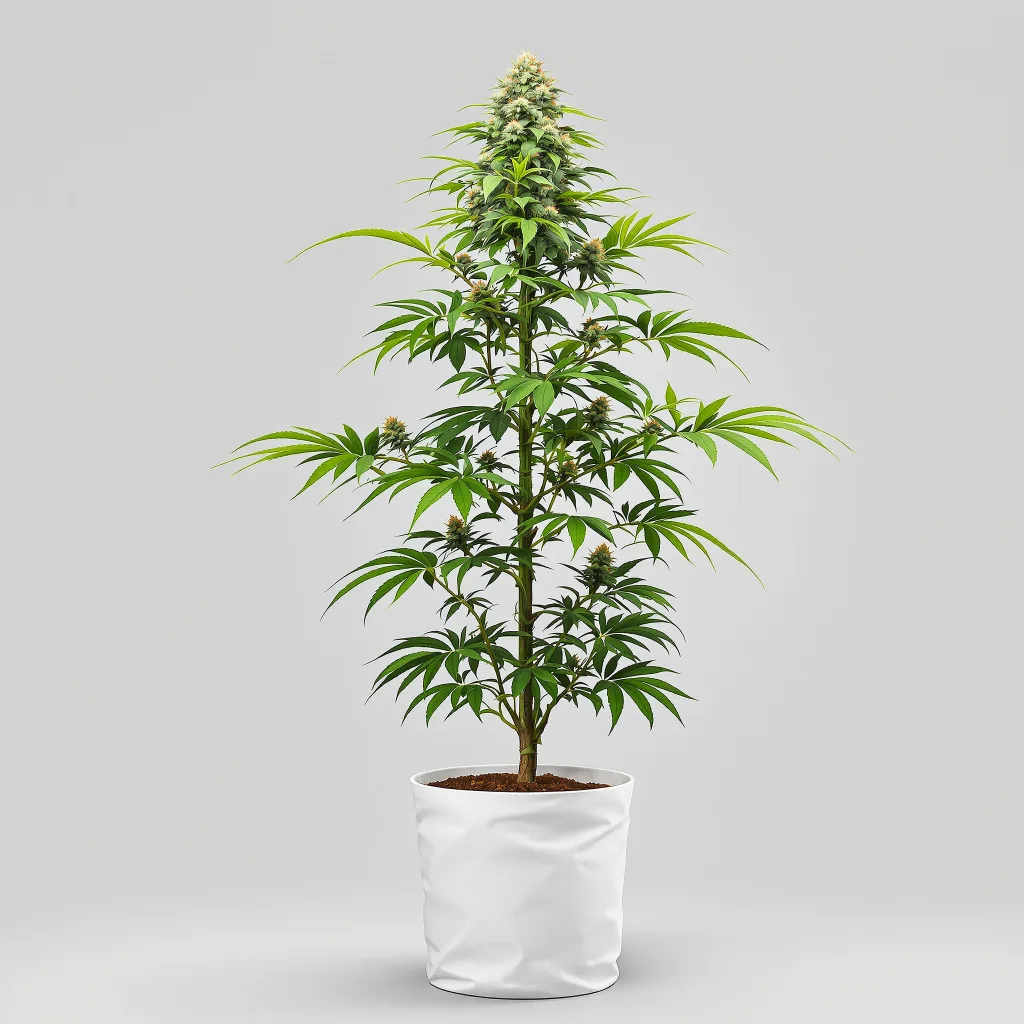 Orange Cookies Cannabisblüte Nahaufnahme mit dichte waldgrüne Nugs