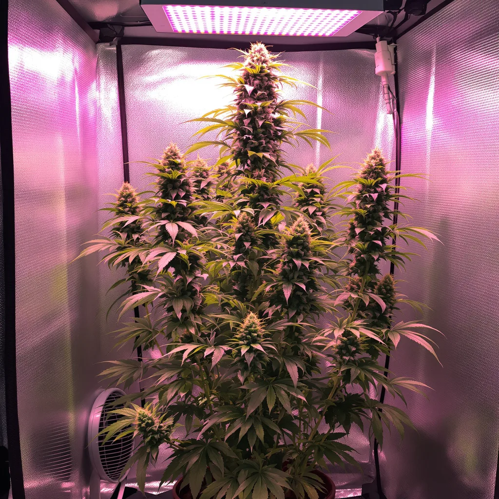 Painkiller XL 25% Indica / 75% Sativa — Blüte mit sichtbaren Trichomen