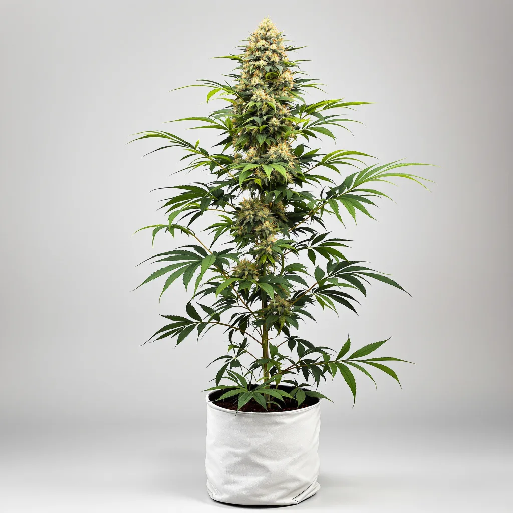 Pandora’s Box Cannabisblüte Nahaufnahme mit dichte waldgrüne Nugs