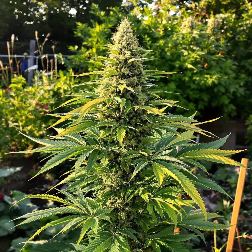 Pandora’s Box 60% Indica / 40% Sativa — Blüte mit sichtbaren Trichomen