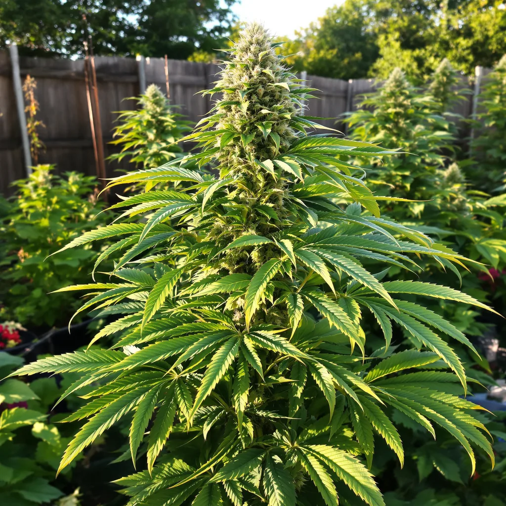 Papaya Cookies 76% Indica / 24% Sativa — Blüte mit sichtbaren Trichomen
