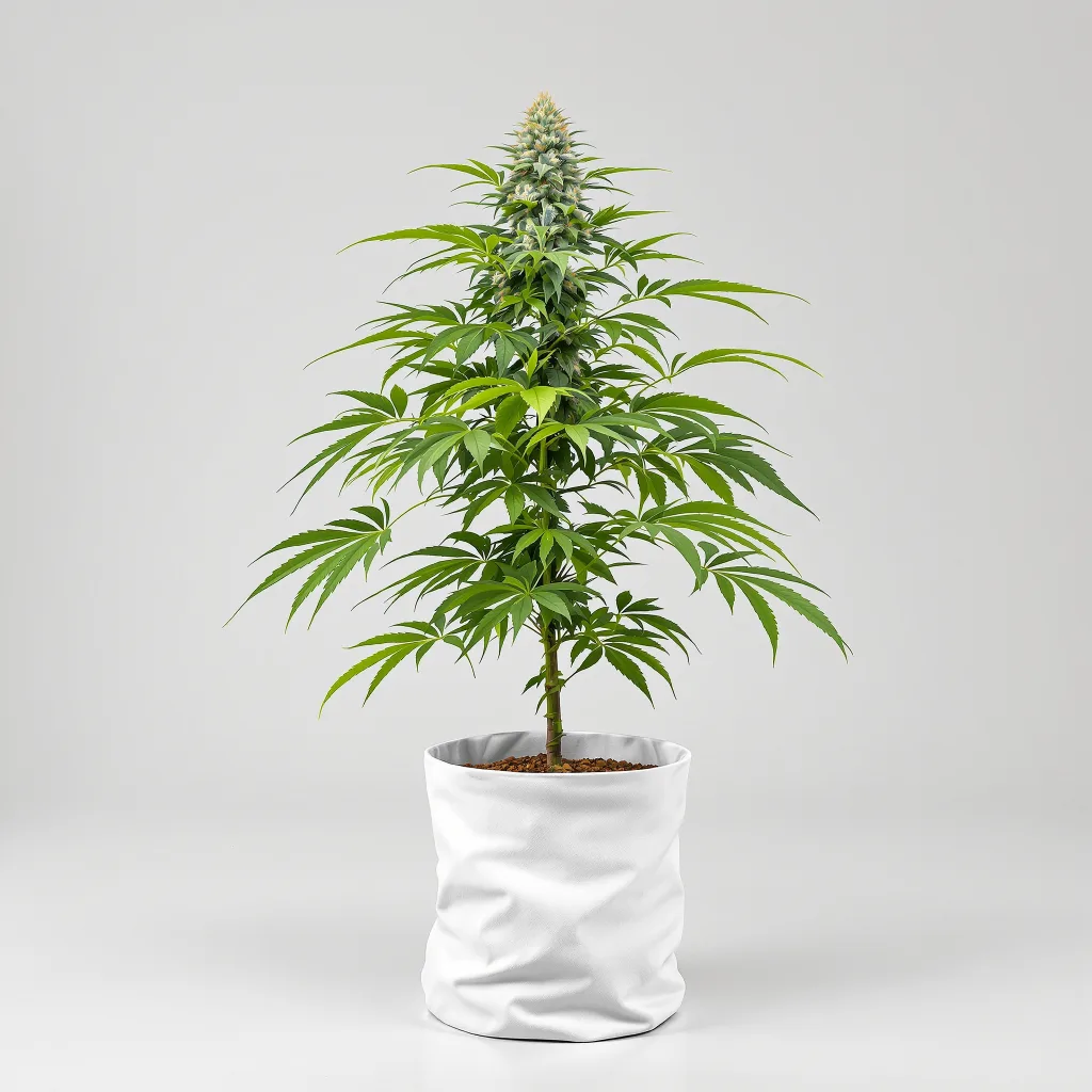 Peanut Butter Breath Cannabisblüte Nahaufnahme mit dichte violett getönte Kelche