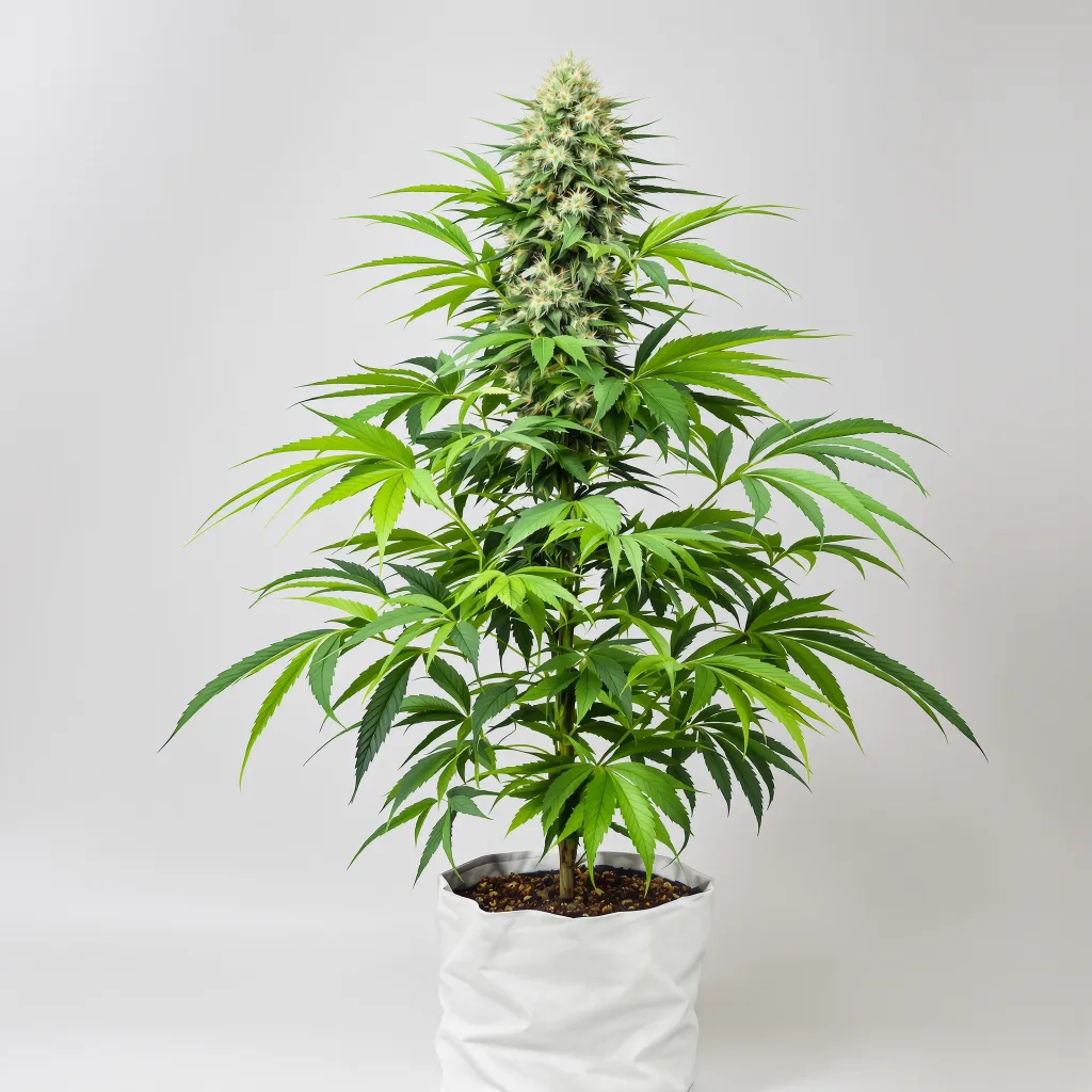Peyote Gorilla Cannabisblüte Nahaufnahme mit dichte violett getönte Kelche
