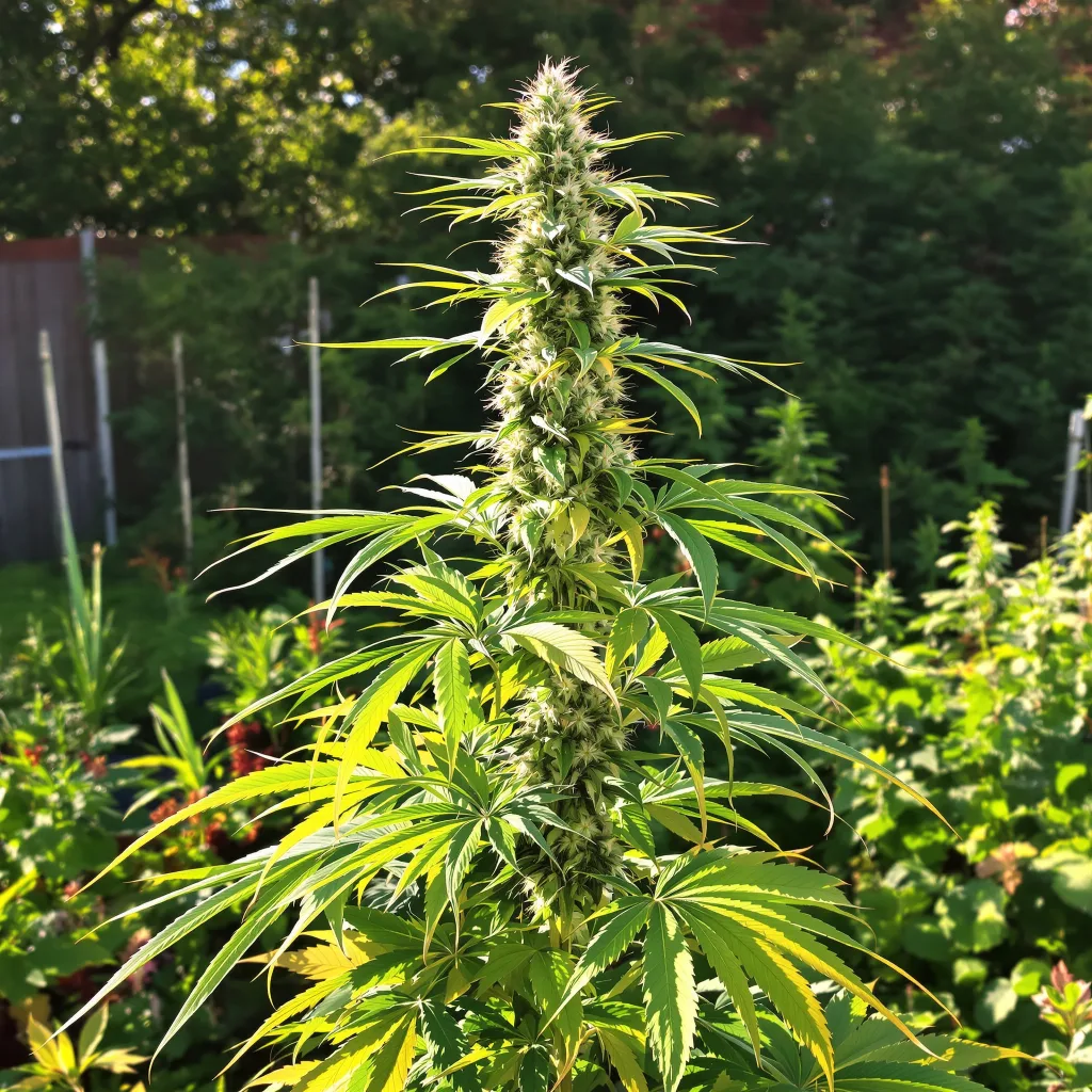 Pine 8% Indica / 92% Sativa — Blüte mit sichtbaren Trichomen