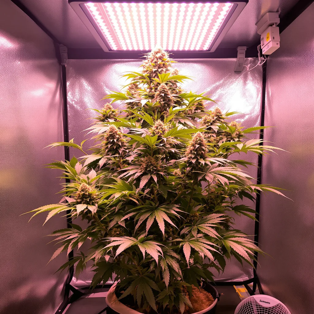 Pink Bubba 67% Indica / 33% Sativa — Blüte mit sichtbaren Trichomen