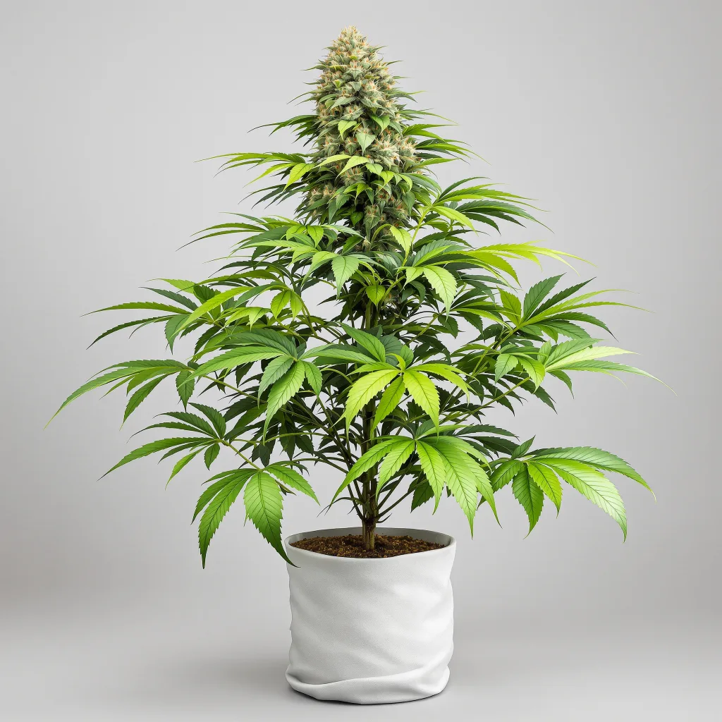 Pink Panther Cannabisblüte Nahaufnahme mit dichte violett getönte Kelche