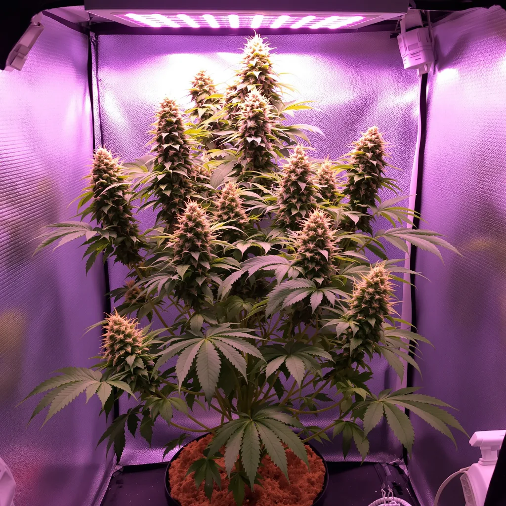 Pink Runtz Cannabispflanze in der Blütephase — 60-100 cm automatisch blühend