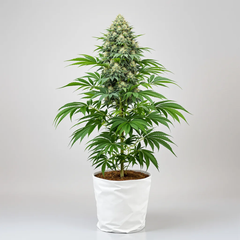 Pitbull Pit Cannabisblüte Nahaufnahme mit dichte violett getönte Kelche