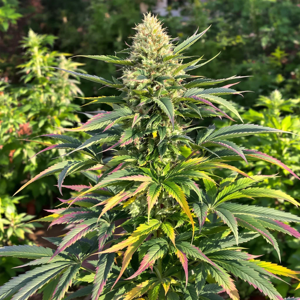 Platinum Bubba 74% Indica / 26% Sativa — Blüte mit sichtbaren Trichomen