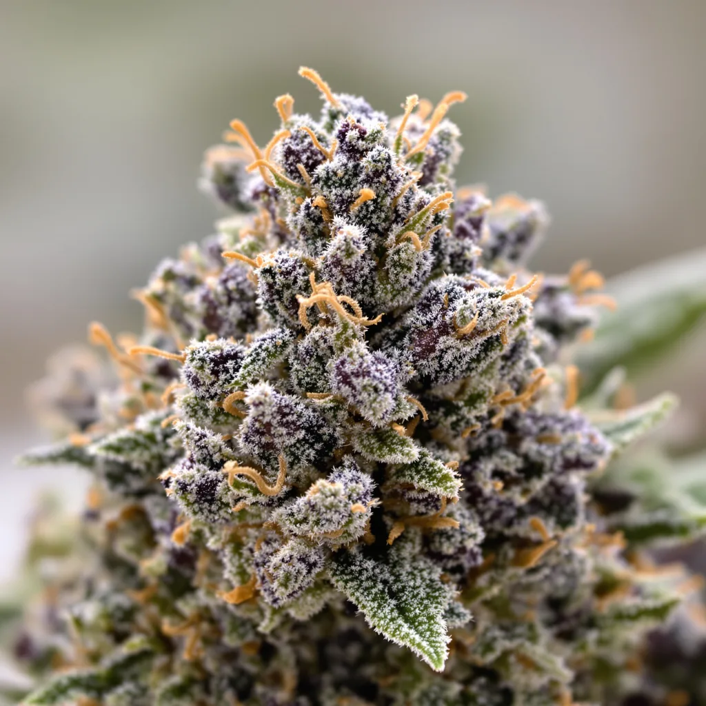 Pluto Kush Cannabispflanze in der Blütephase — 60-100 cm automatisch blühend