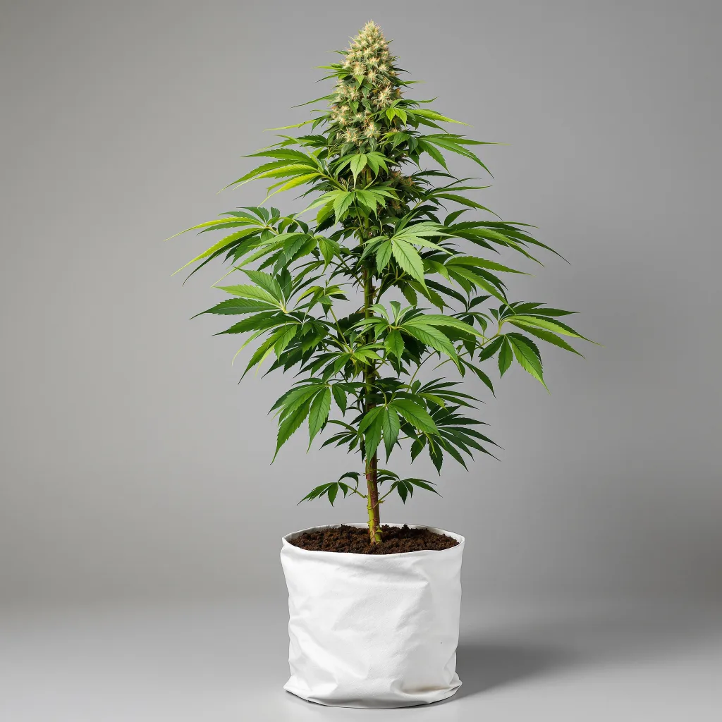 Pokie Cannabisblüte Nahaufnahme mit dichte violett getönte Kelche