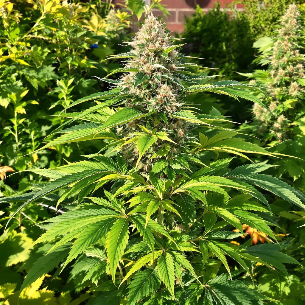 Pot of Gold 90% Indica / 10% Sativa — Blüte mit sichtbaren Trichomen