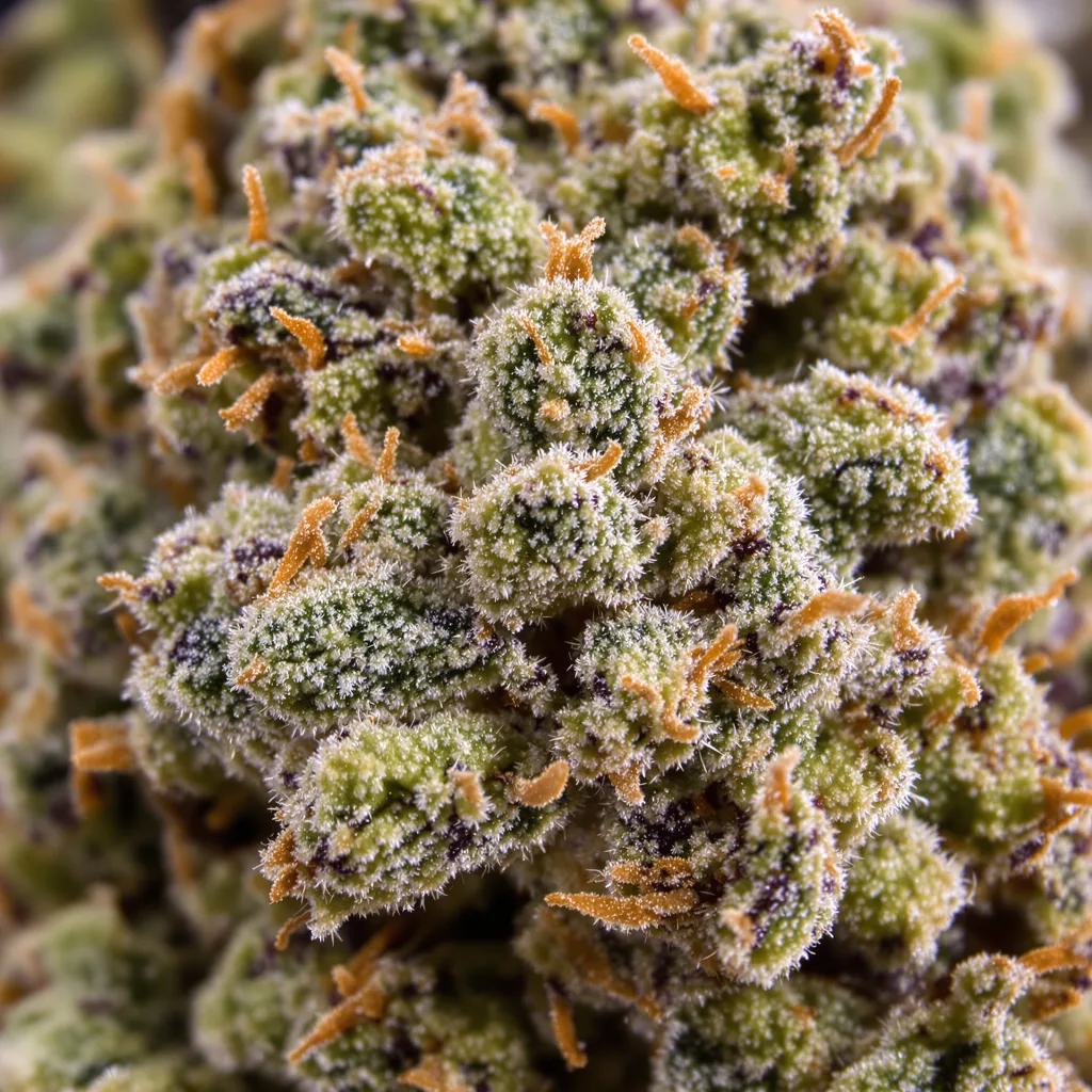 Power Kush Cannabispflanze in der Blütephase — 60-100 cm automatisch blühend