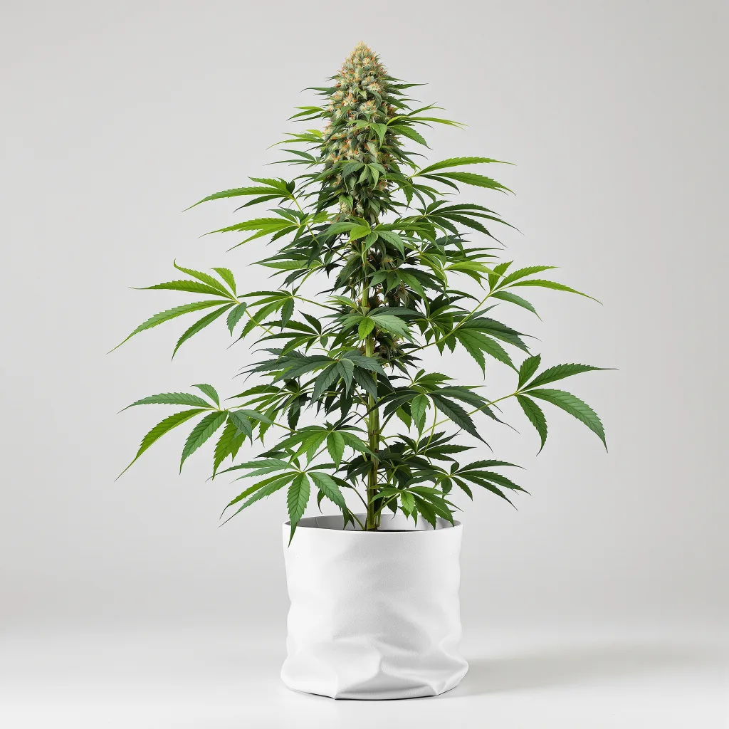 Pre-98 Bubba Kush Cannabisblüte Nahaufnahme mit dichte violett getönte Kelche