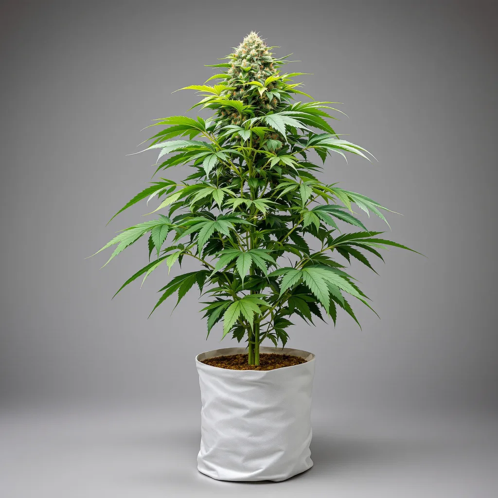 Purple Alien OG Cannabisblüte Nahaufnahme mit dichte violett getönte Kelche