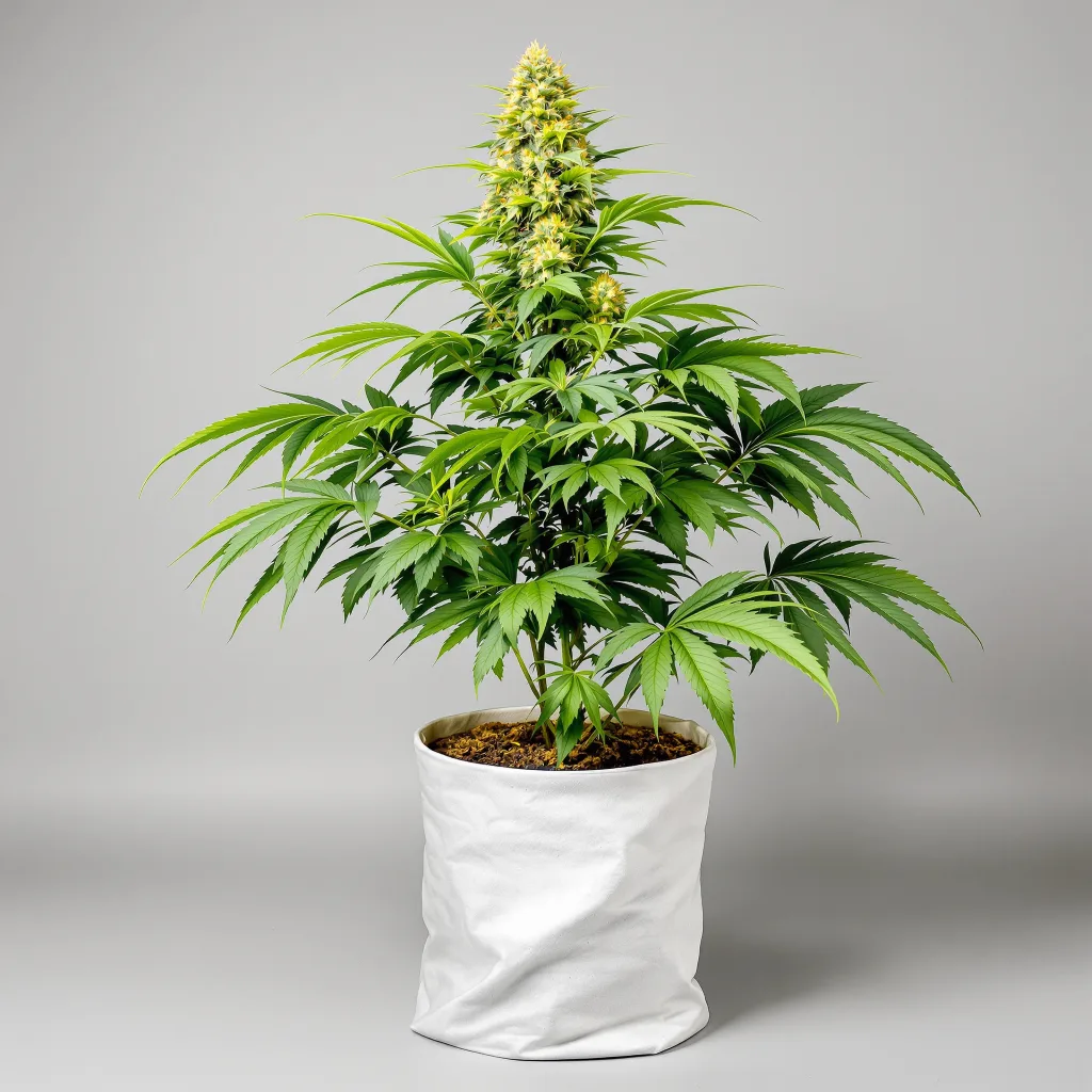 Purple Arrow Cannabisblüte Nahaufnahme mit dichte violett getönte Kelche