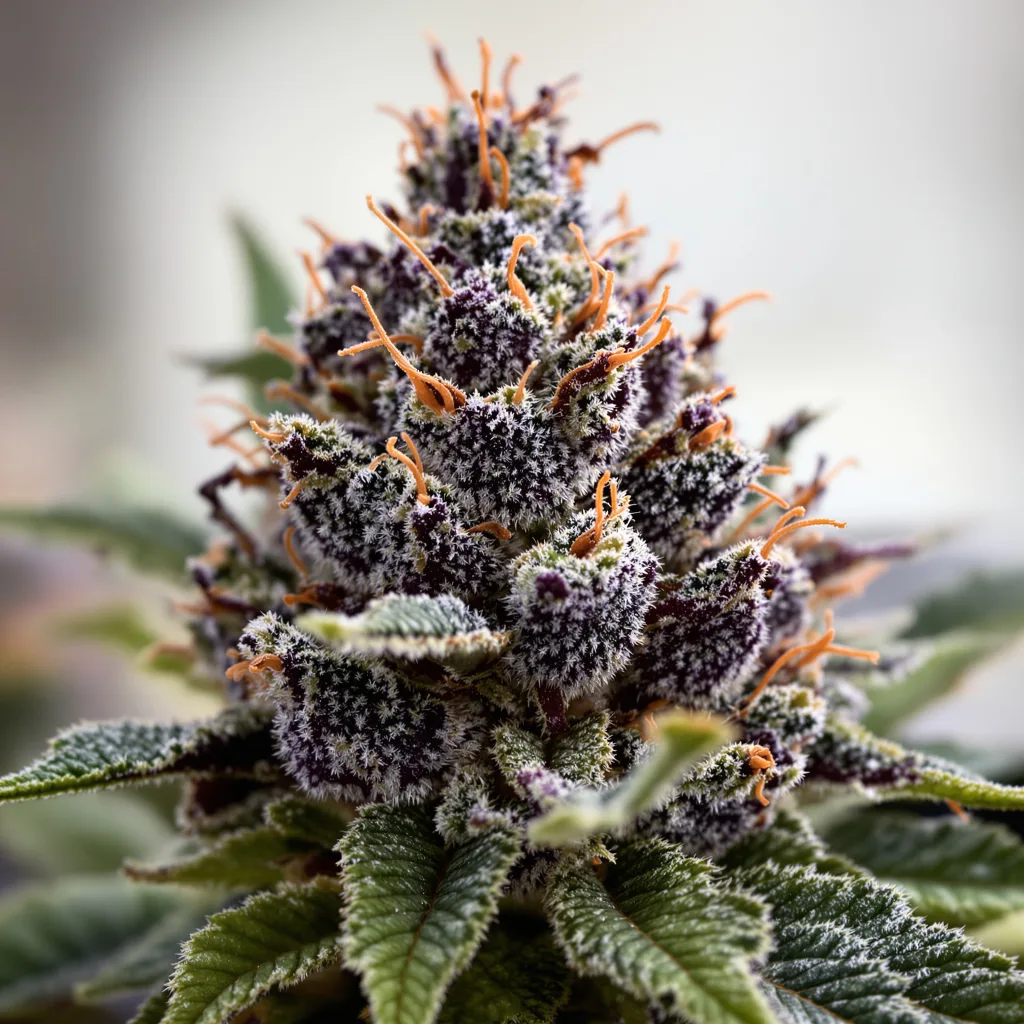 Purple Arrow Cannabispflanze in der Blütephase — 60-100 cm automatisch blühend