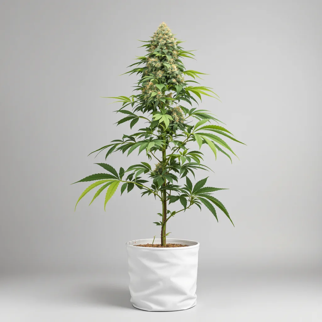 Purple Elephant Cannabisblüte Nahaufnahme mit dichte waldgrüne Nugs